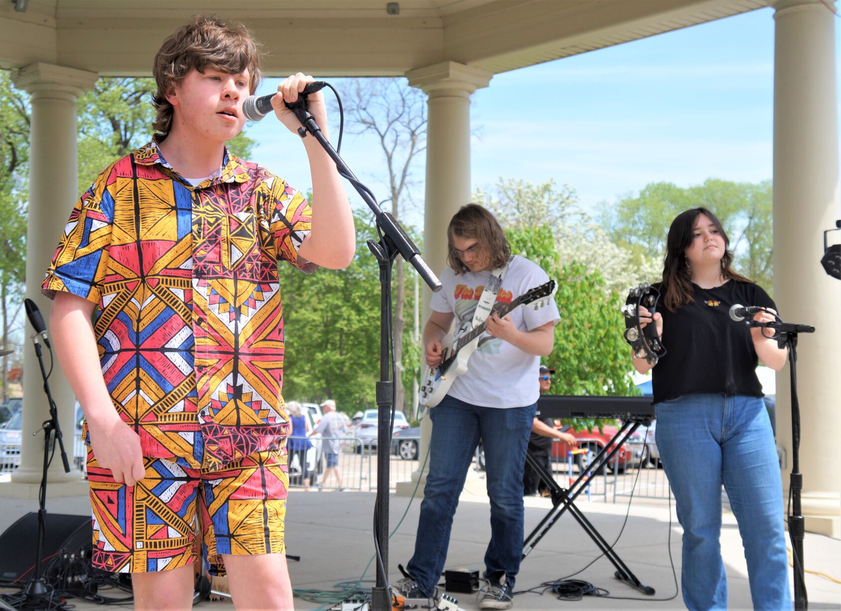 "Electrica" performs at the 2022 Bacon Fest in downtown Lake Geneva
